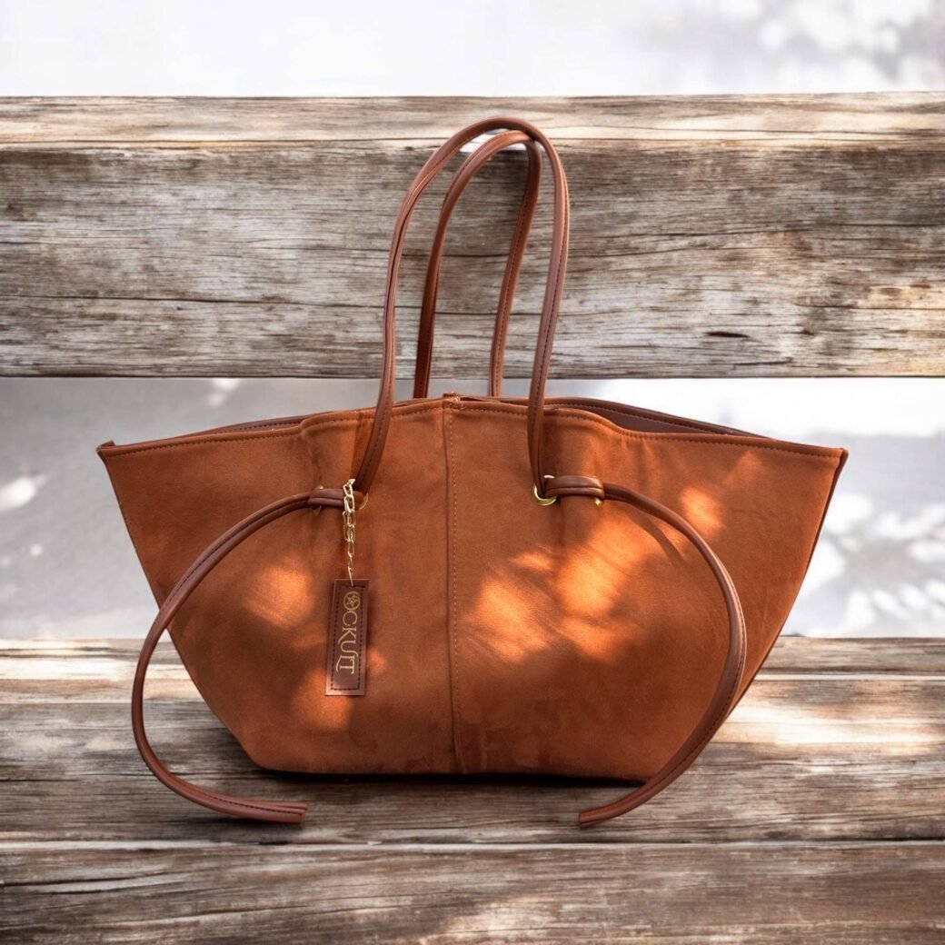 Velvet Brown Sky Bag - Image 4